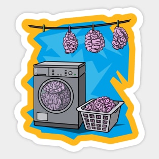 Brain Washing Sticker